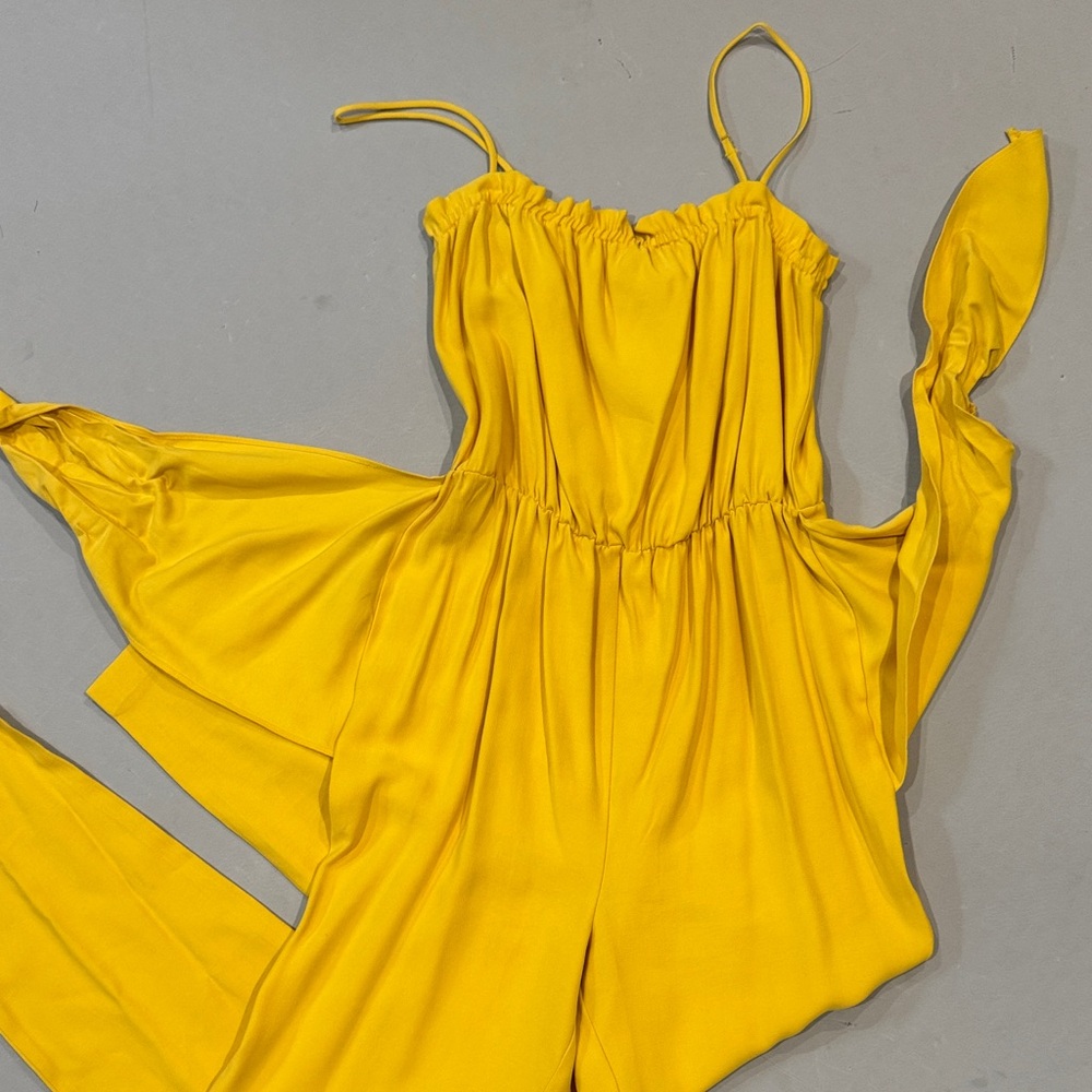 BCBGeneration Yellow Jumpsuit - Picture 6 of 10